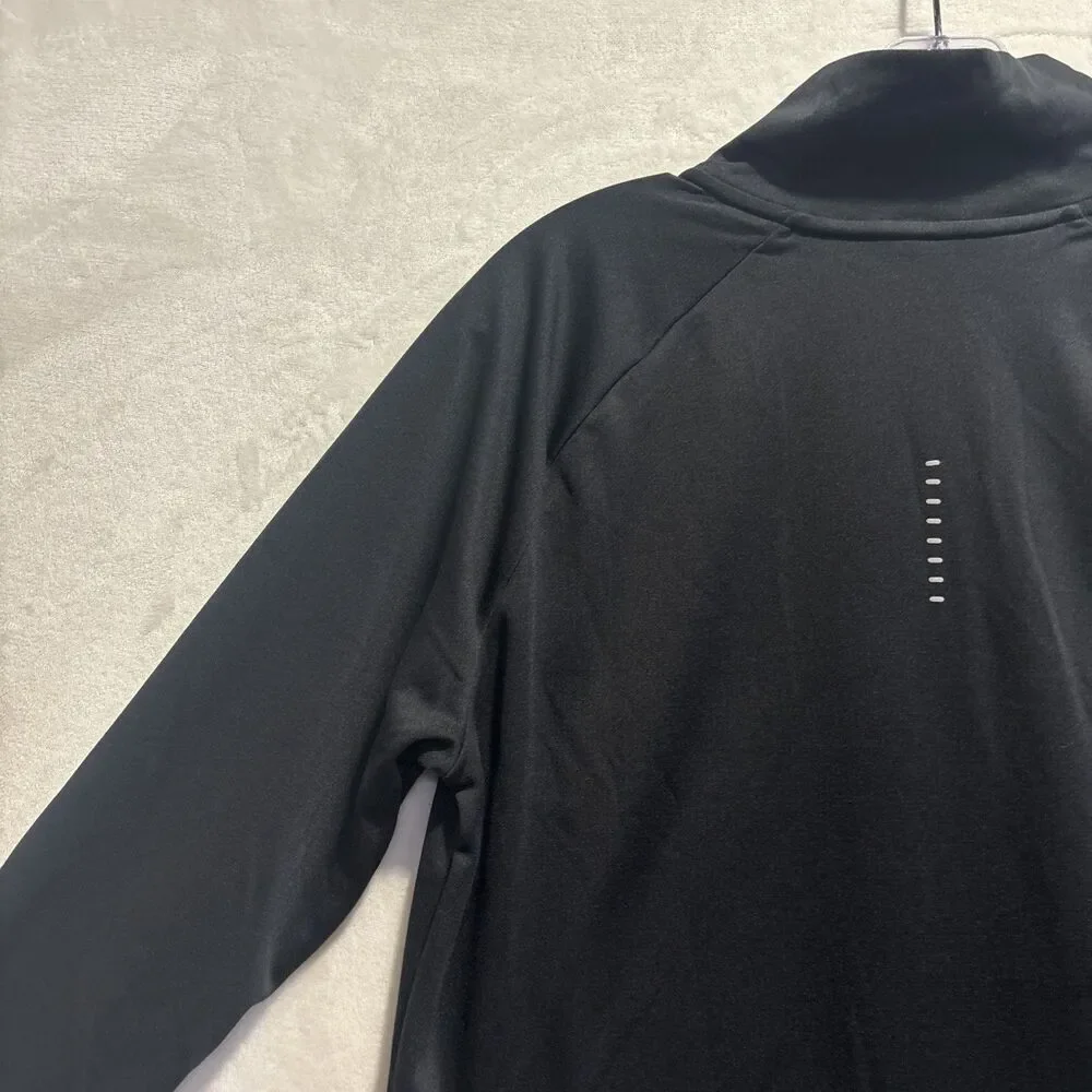 Nike Running Dri-Fit Swoosh 1/4 Zip Top Women’s Size Medium Black NWT Activewear